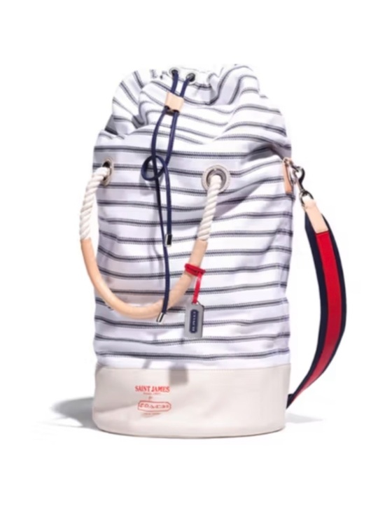 Coach x Saint James Handbags - Coach x Saint James Legacy Striped Canvas Weekender Tote Bag